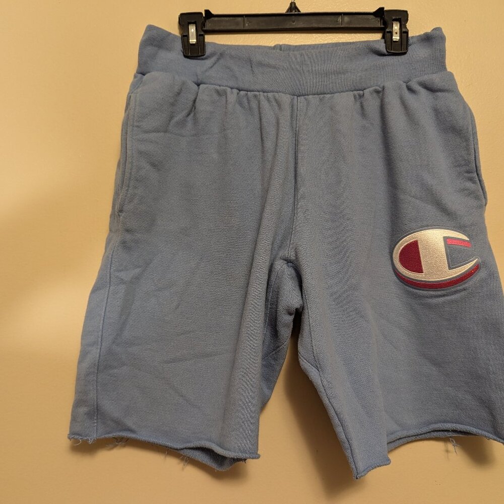 Champion Reverse Weave Blue Shorts, Medium